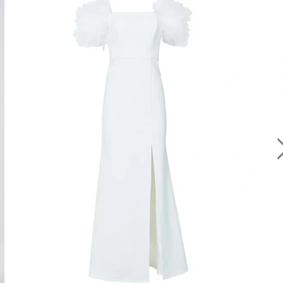 THEODORA OFF-THE-SHOULDER EVENING DRESS - Picture 4 of 11